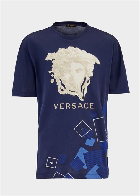 versace domino t shirt|All Shirts .